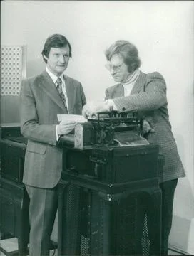 Computer! Computer? Ein Bild zu der Sendung Computer! Computer? : Peter Br... Stock Photos