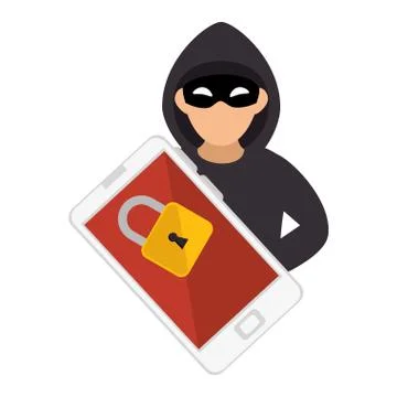 Computer with computing alert 스톡 일러스트