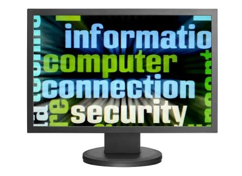 Computer connection security Stock Photos