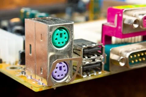 Computer connector Stock Photos