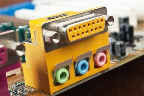 Computer connector Stock Photos
