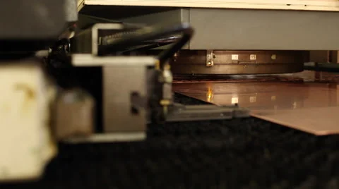 Computer controlled machine press Stock Footage 68767864