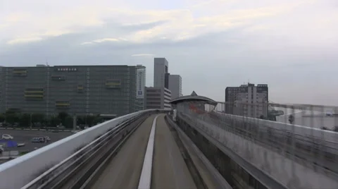 Computer-controlled train time lapse no motion blur Stock Footage 34963943