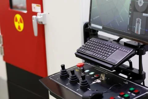 Computer controlled x-ray inspection system Stock Photos