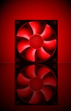 Computer cooler fan. Stock-Illustration