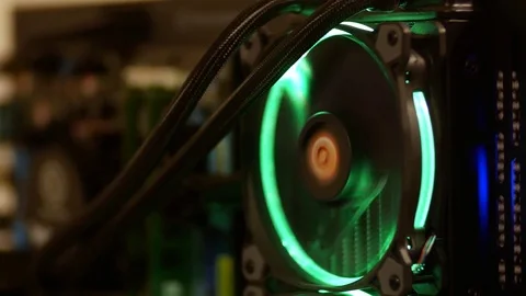 Computer cooler Stock Footage 80357043