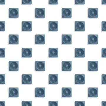 Computer cooling fans creating abstract seamless pattern background イラスト素材