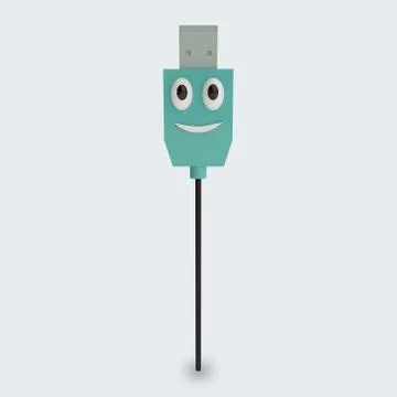 Computer cord Stock-Illustration