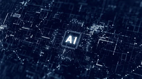 Computer CPU chip digital technology video material Stock Footage 311032131