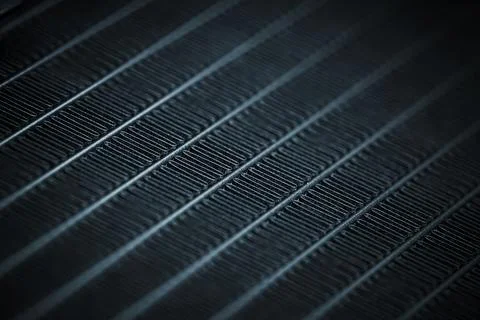Computer CPU Cooling Radiators Close Up Stock Photos