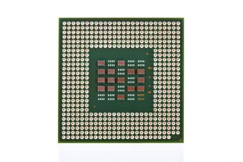 Computer cpu isolated on a white background Foto stock
