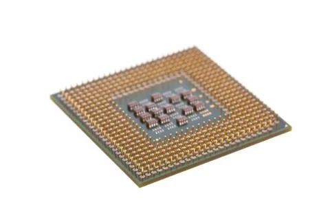 Computer cpu isolated on a white background Stock Photos