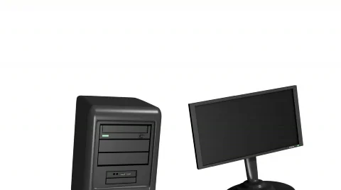 Computer Crash Stock Footage 478817