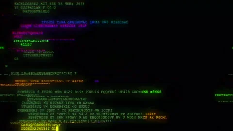 Computer created television and video Glitch Type Stock Footage 148398993