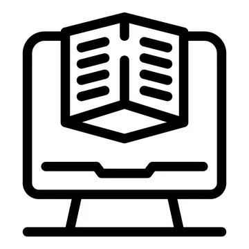 Computer creating three dimensional cube object icon 스톡 일러스트
