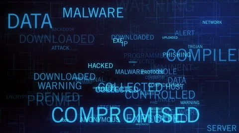 Computer Crime and security  Stock Footage 56906691
