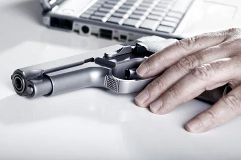 Computer criminal Stock Photos