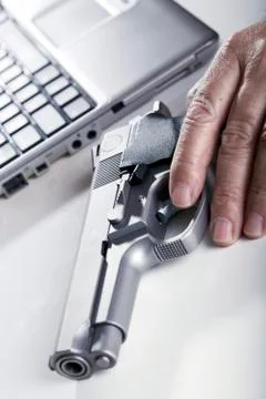 Computer criminal Stock Photos