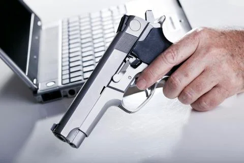Computer criminal Stock Photos