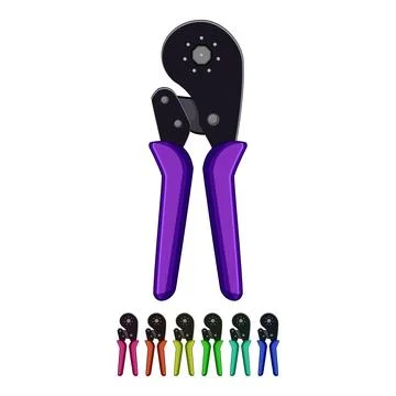 Computer crimper tool cartoon vector graphic イラスト素材