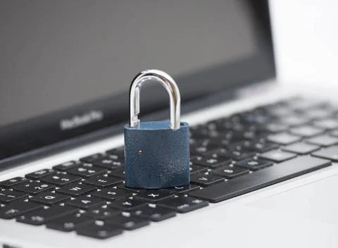 Computer cryptography and encryption technology, cyber security in the dig... Stock-Fotos