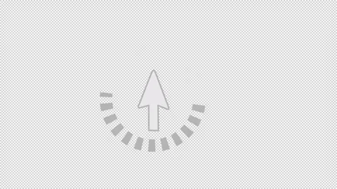 Computer cursor. Click animation Stock Footage 274642691