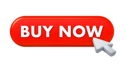 Computer cursor clicking red buy now button Stock Illustration