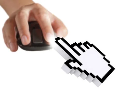 Computer cursor Stock Illustration