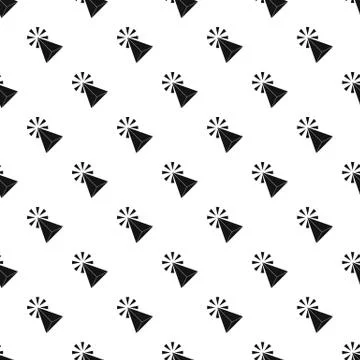Computer cursor pattern, simple style Stock-Illustration