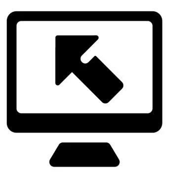 Computer Cursor Vector 스톡 일러스트