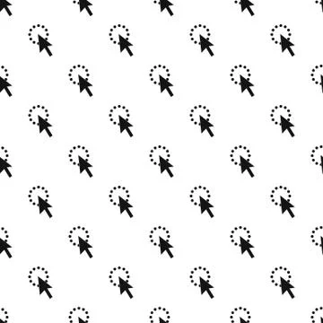 Computer cursor waiting pattern, simple style Stock Illustration