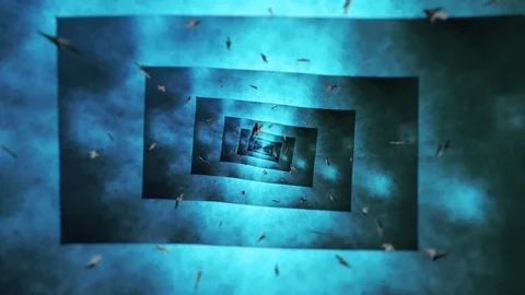 Computer Cursors, arrows are trapped in a infinitely deep trap | Addiction Stock Footage 103338458