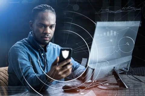 Computer Cyber Security Stock Photos