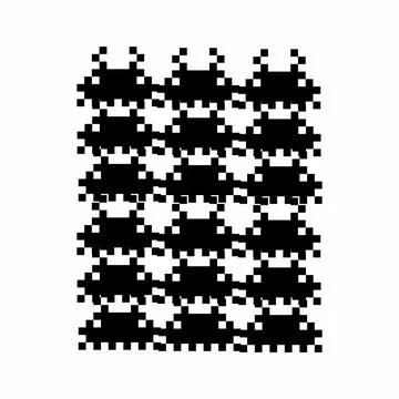 Computer cyber virus attack wallpaper and vector background Stock Illustration