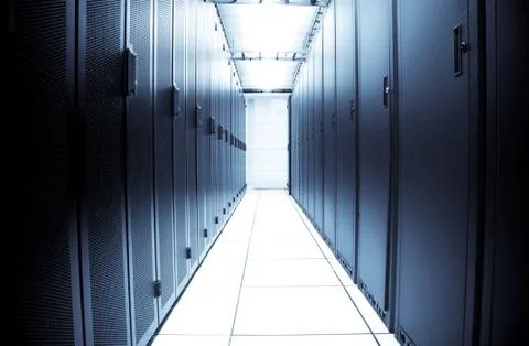 Computer data center Stock Photos