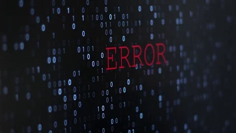 Computer Data Error Vídeos de archivo 79506185