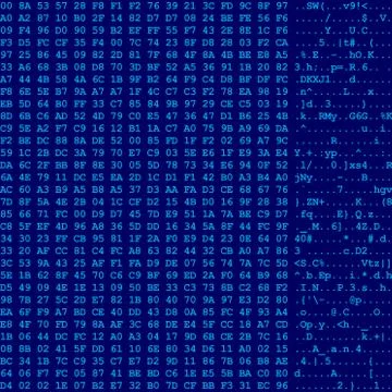 Computer data flow イラスト素材