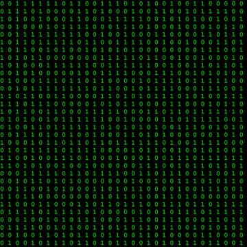 Computer data flow Stock Illustration