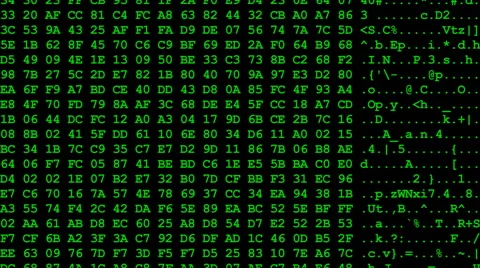 Computer data flow seamless loop video Stock Footage 66805581