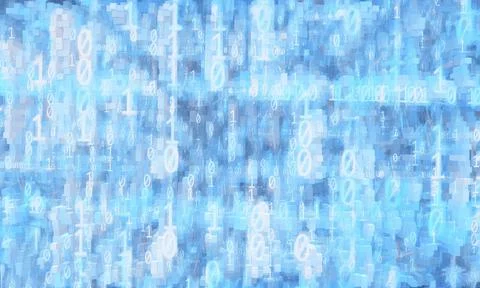 Computer data hacking illustration background hd Illustrazione stock