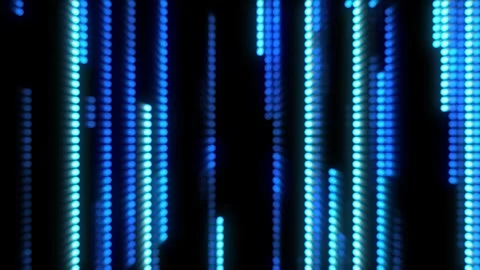 Computer Data High Tech Background. Futuristic Glowing Dot Moving Animation Stock Footage 246683838