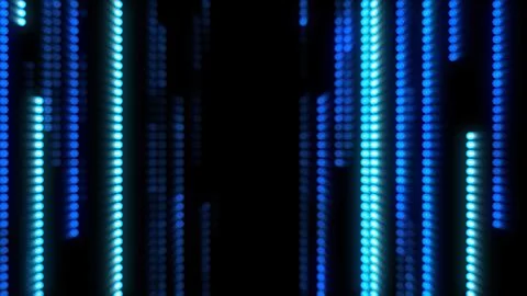 Computer Data High Tech Background Stock Illustration