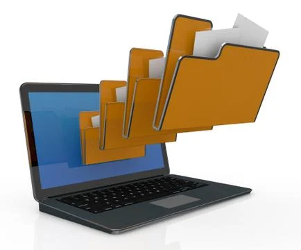 Computer data Illustrazione stock