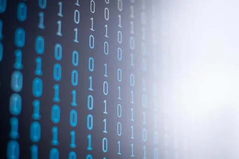 Computer data matrix Stock Photos