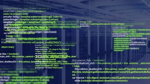 Computer data processing and digital information flowing through a network of Stock Footage 329362581