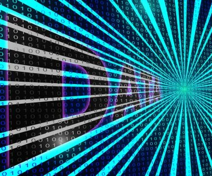 Computer data showing lan network and www イラスト素材