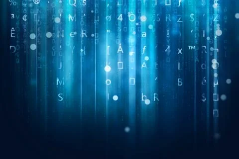 Computer data stream background イラスト素材