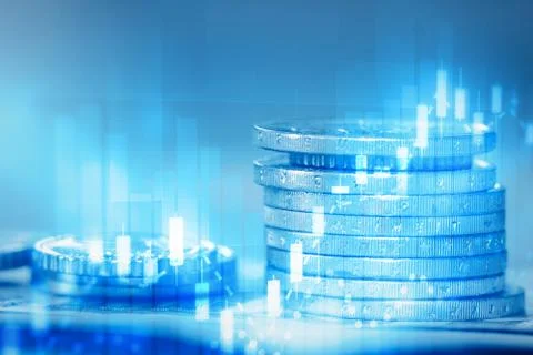 Computer data stream background Stock Photos