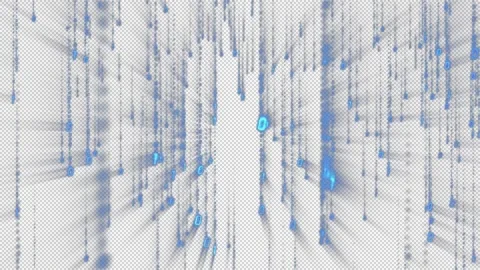 Computer data stream code background Video stock 166715330