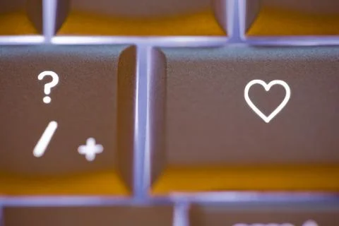 Computer dating? Stock Photos